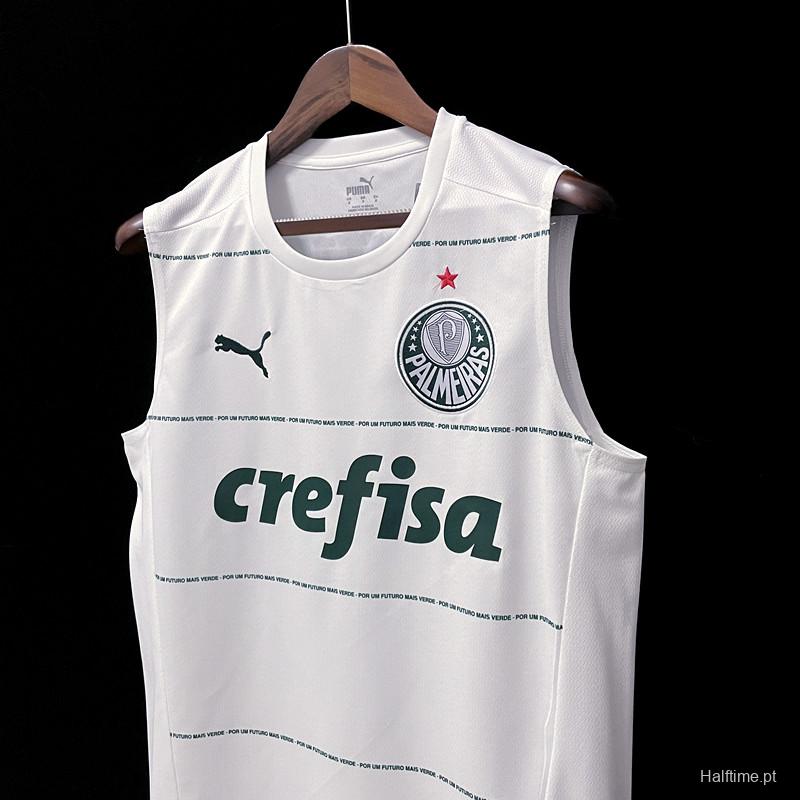 22/23 Vest Palmeiras Away White Soccer Jersey