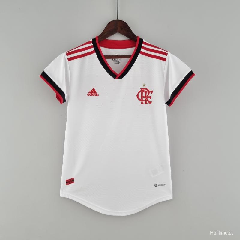 22/23 Women Flamengo Away  Soccer Jersey