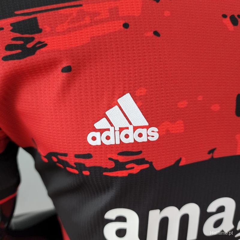 Player Version 22/23 Flamengo Concept Edition Red Black Jersey