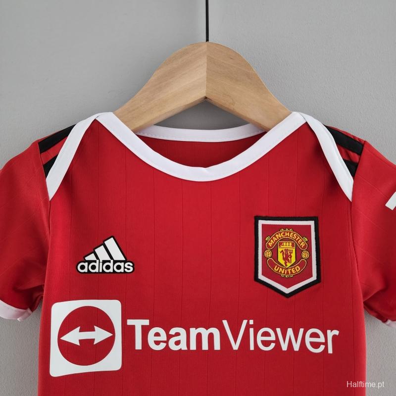 22/23 Manchester United Home Baby Jersey 6-18 Month KM#0019