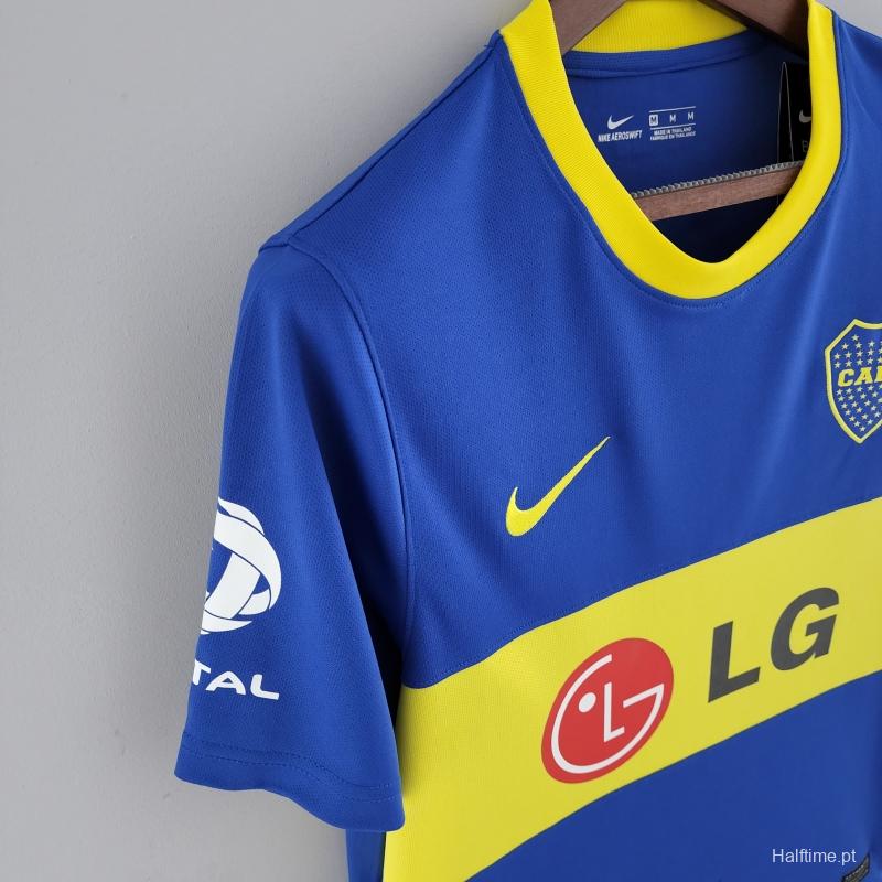 Retro 10/11 Boca Juniors Home Soccer Jersey