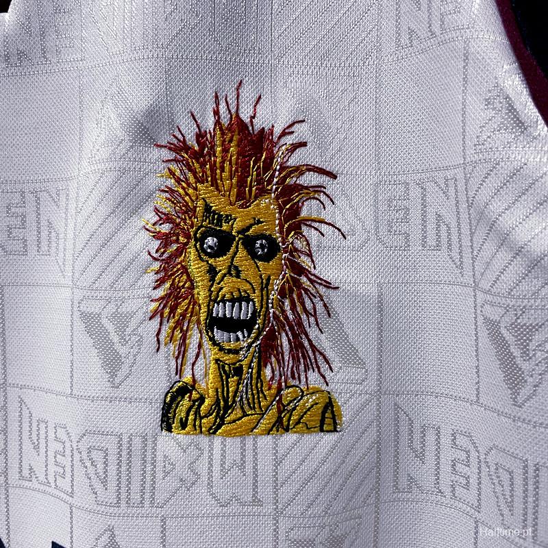 Retro 1999 West Ham Iron Maiden Away Soccer Jersey