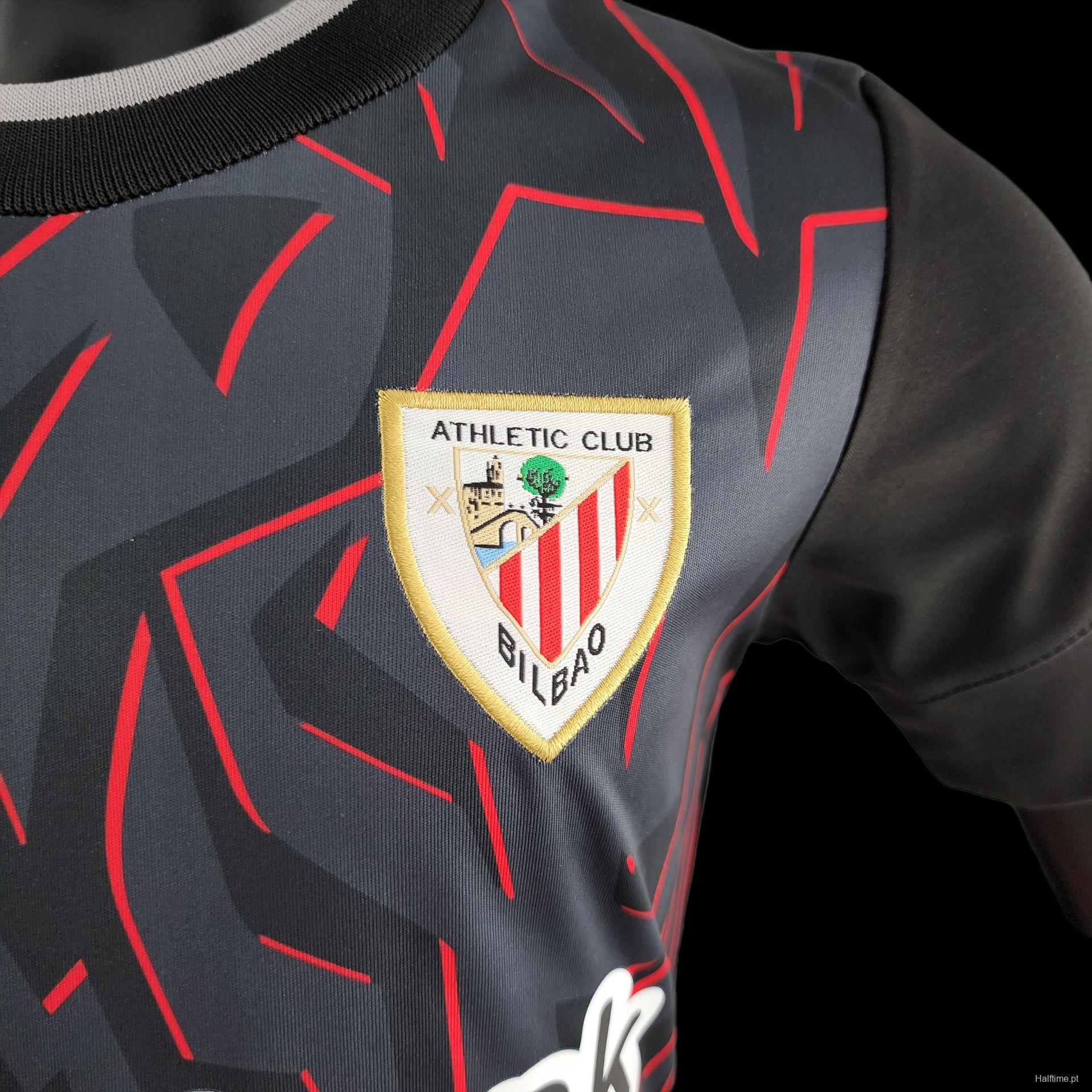 22/23 Kids Kit Athletic Bilbao Away Soccer Jersey