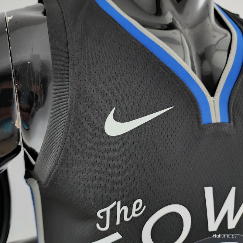 2020 WIGGINS #22 Warriors City Edition Black And Grey NBA Jersey