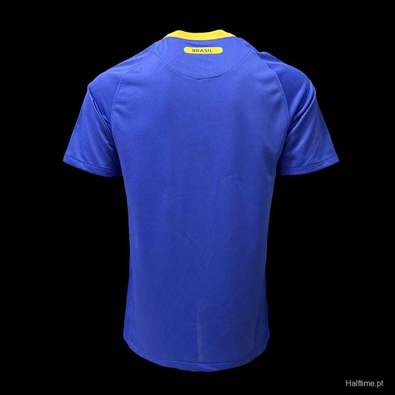 Retro 2010 Brazil Away Soccer Jersey