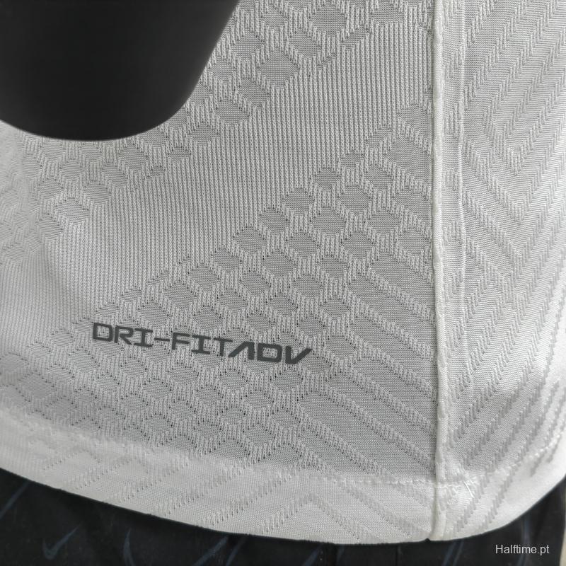 Player Version 22/23 Brazil Away White Jersey