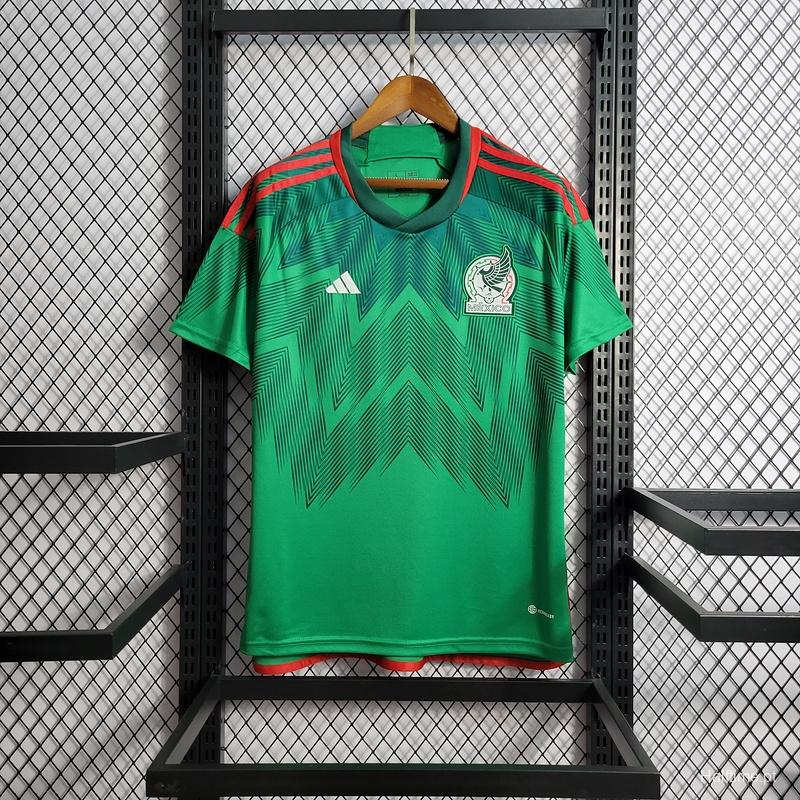 2022 Mexico Home Soccer Jersey