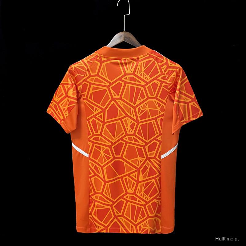 22/23 Cruzeiro Goalkeeper Orange Jersey