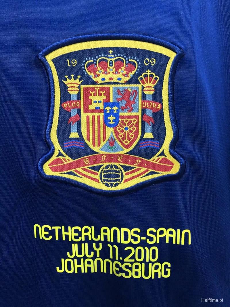 Retro 2010 Spain Away Soccer Jersey