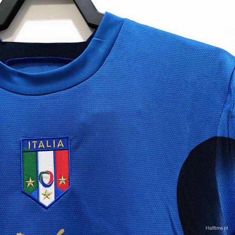 Retro 2006 Italy Home Soccer Jersey