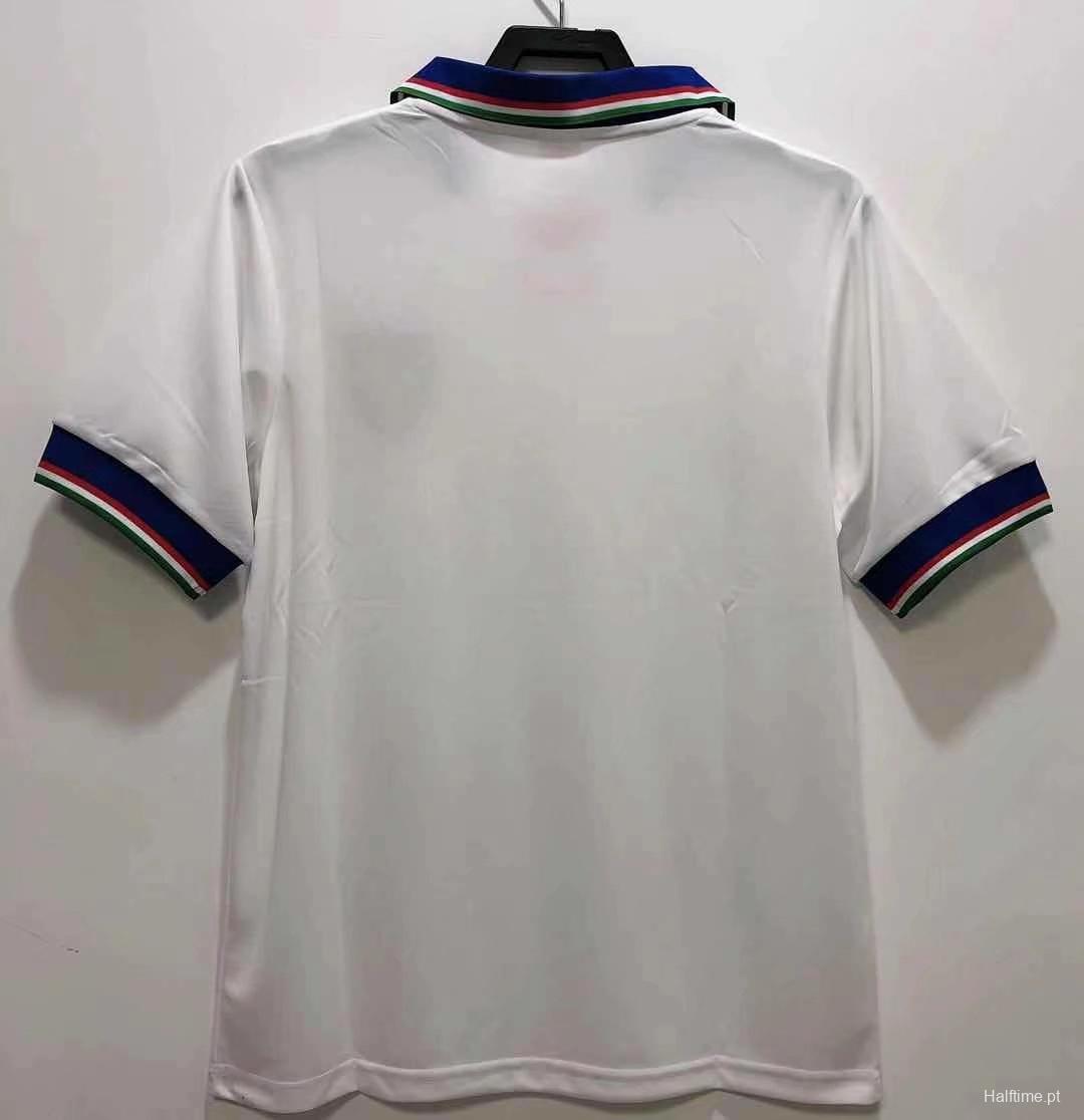 Retro 1982 Italy Away White Soccer Jersey