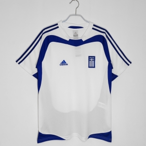 Retro 2004 Greece Away Soccer Jersey