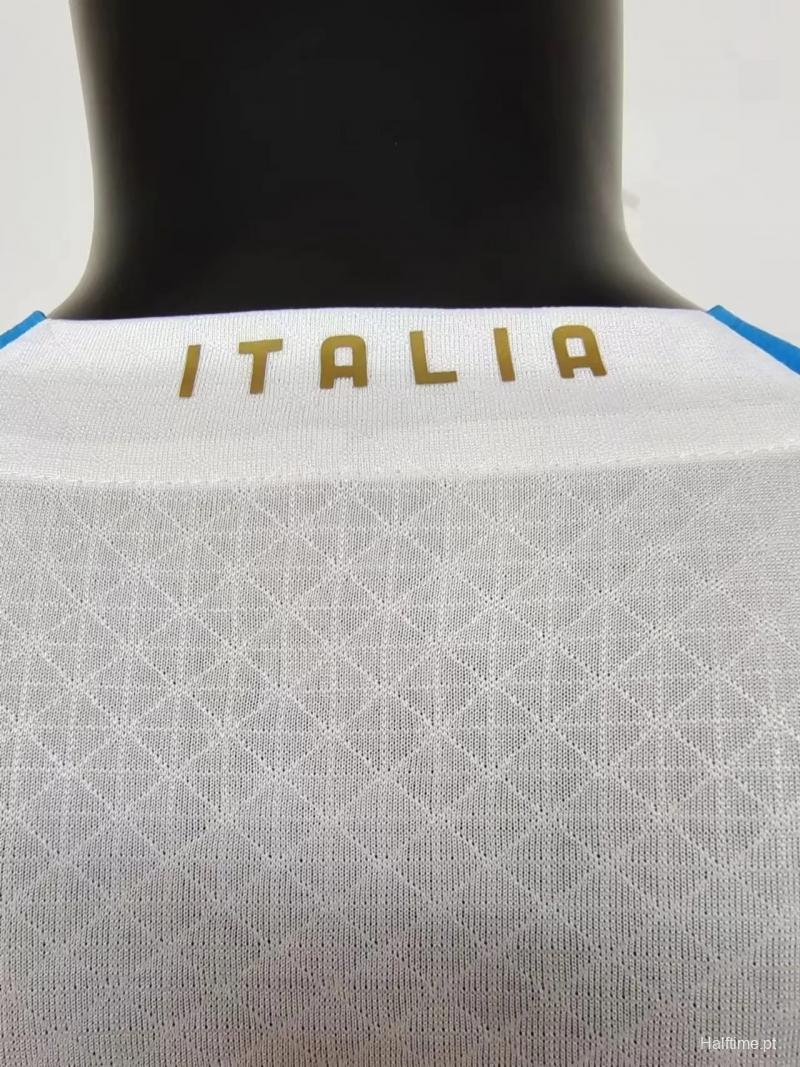 Player Version 2022 Italy Away Soccer Jersey