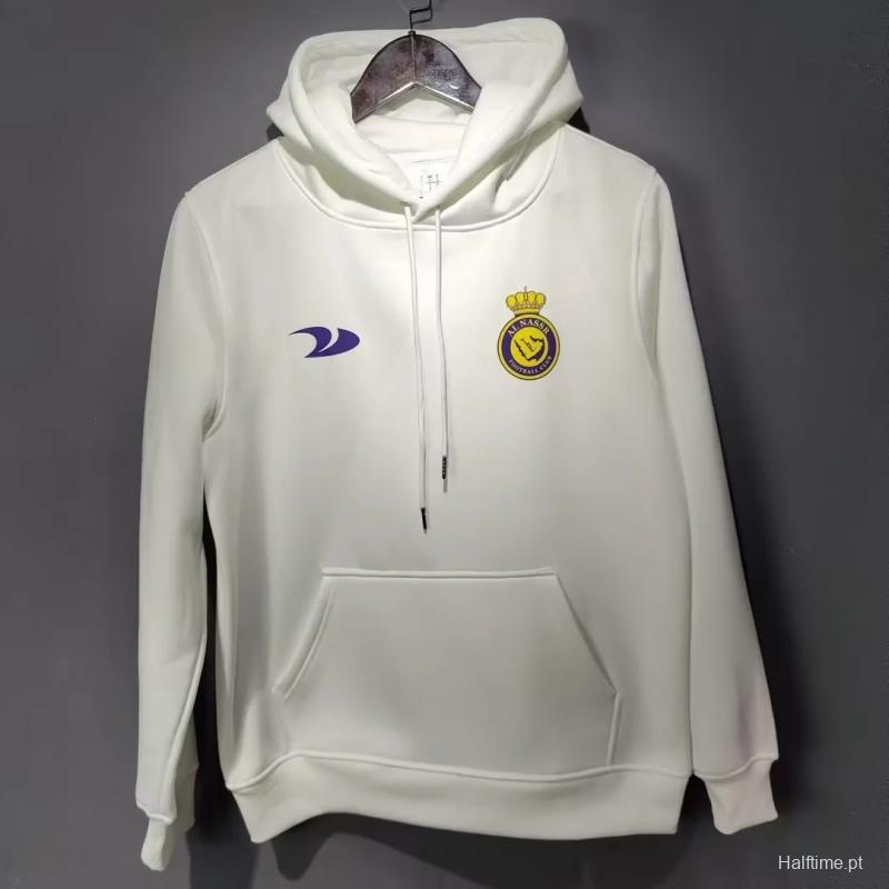 22/23 Al-Nassr FC Home CR7 Ronaldo White Tracksuit Hoodie