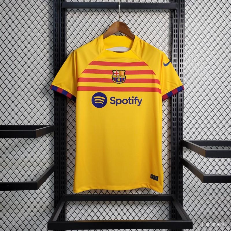 23-24 Barcelona Forth Yellow Jersey