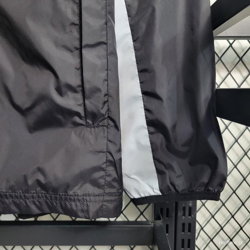 22-23 Corinthian Black Windbreaker