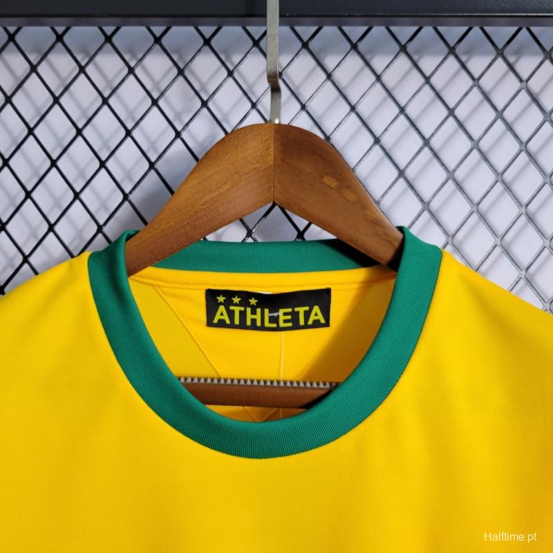 Retro 1970/1972 Brazil Home Jersey