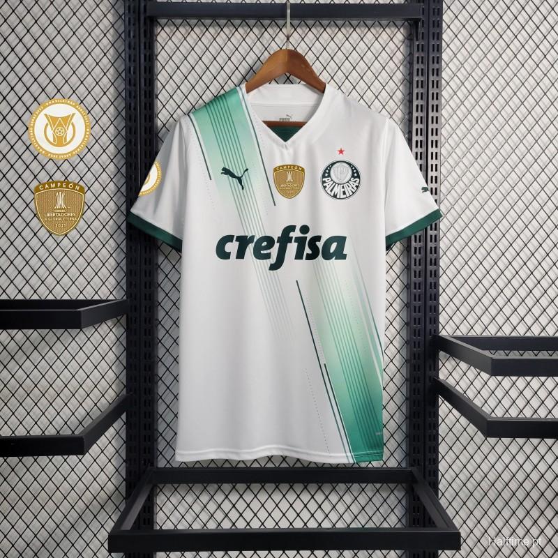 23/24 Palmeiras Away Jersey +With Full Sponsors+Patches