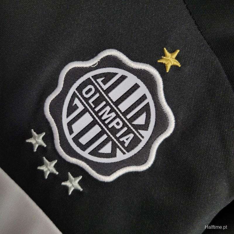 23-24 Kids Club Olimpia Away Black Jersey Size 16-28