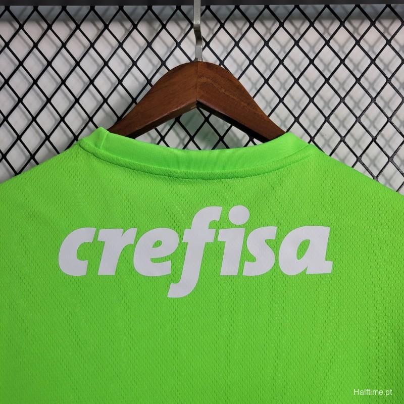 23-24 Palmeiras Fluorescent Green Goalkeeper Jersey