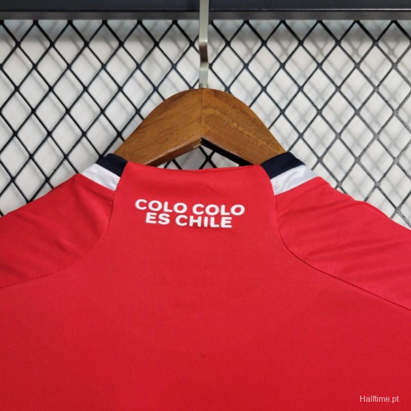 23-24 COLO COLO AWAY Red Jersey