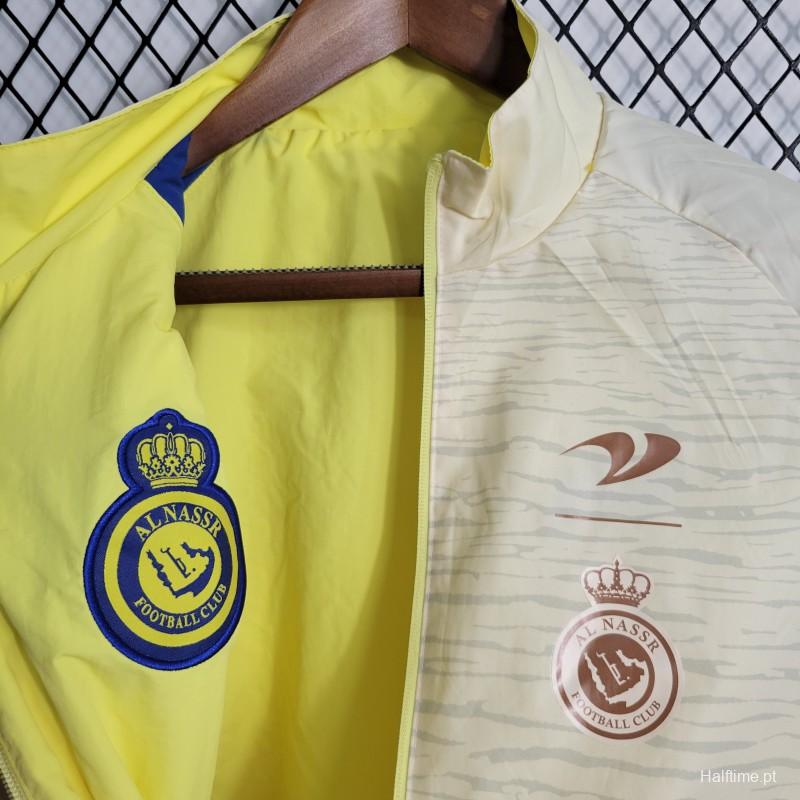 23-24 Windbreaker Al-Nassr FC Reversible Jacket