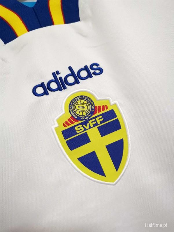 Retro 1994 Sweden Away White Jersey