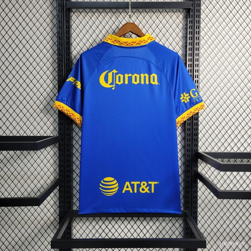 23-24 Club America Away Blue Soccer Jersey