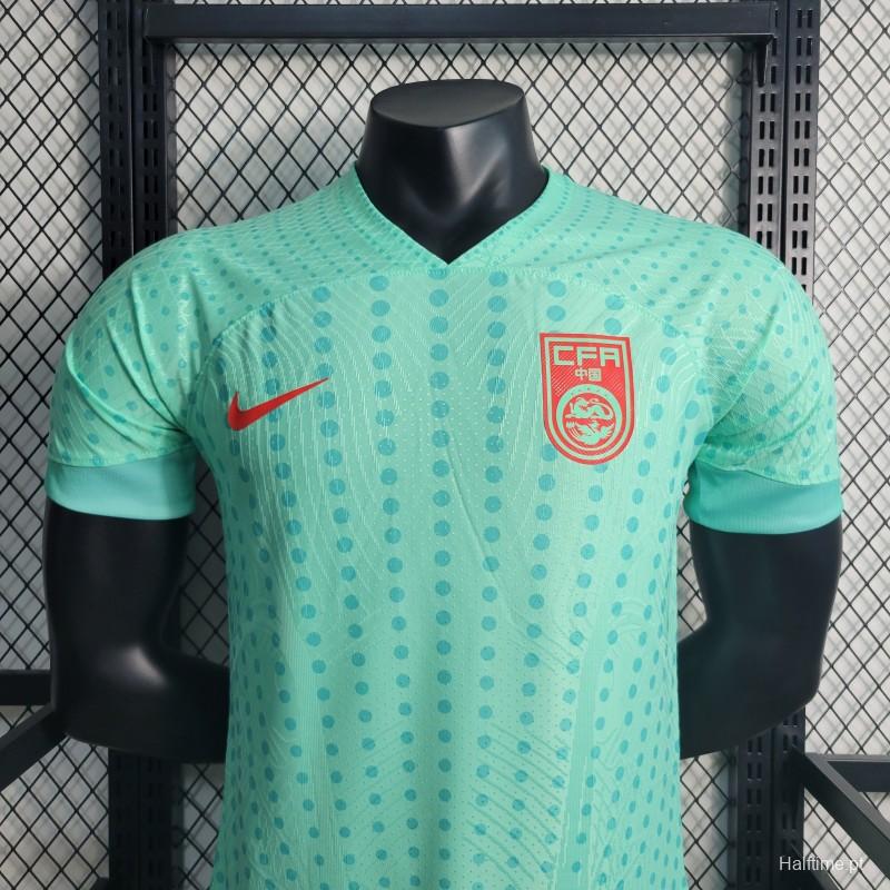 Player Version 23-24 China Away Green Jersey