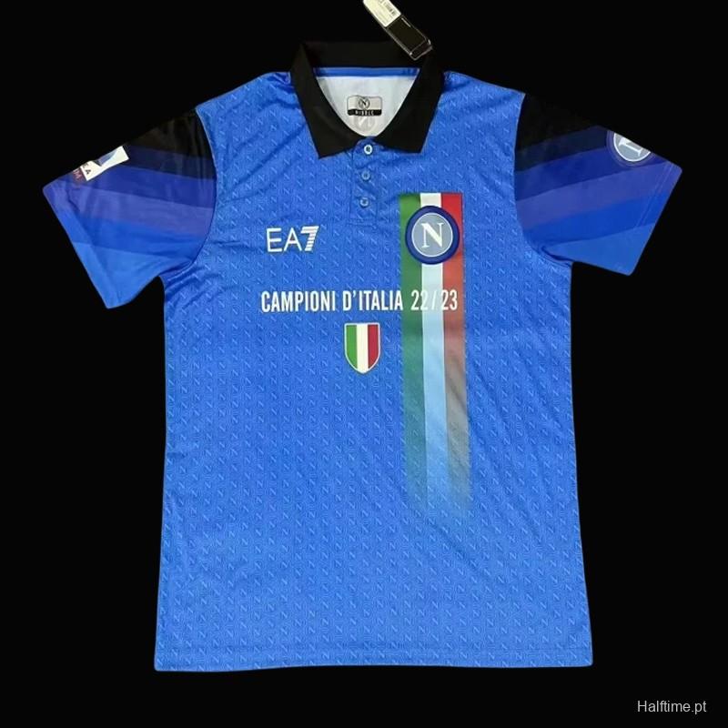 23/24 SSC Napoli Blue Special Polo Jersey