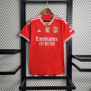 23/24 Benfica Home Jersey With Patch