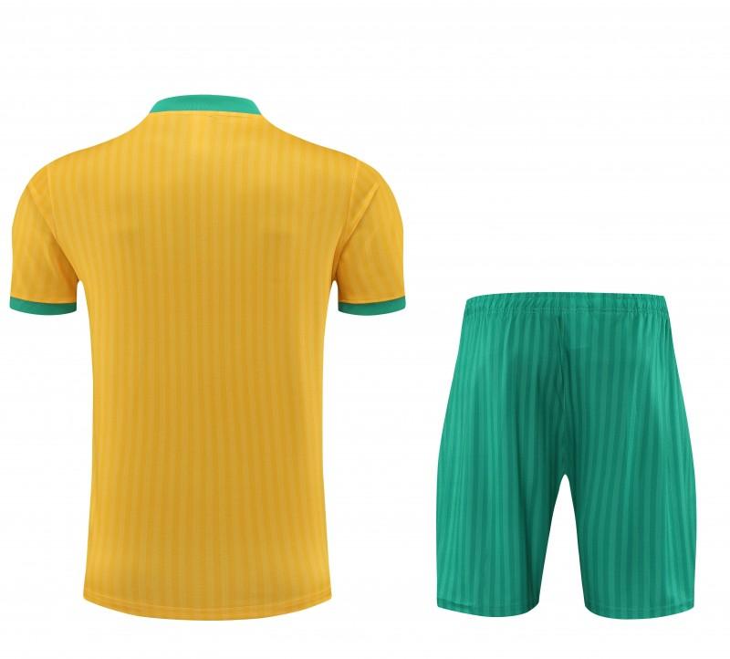 23 24 Bayern Munich Yellow Remake Icon Short Sleeve+Shorts