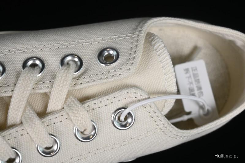 Converse Chuck 1970s Original Cream White Low-Top Casual Canvas Shoes - 151230C