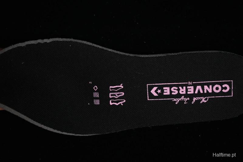Converse Chuck 70s High Top Casual Sneakers in Black and Pink - A09541C