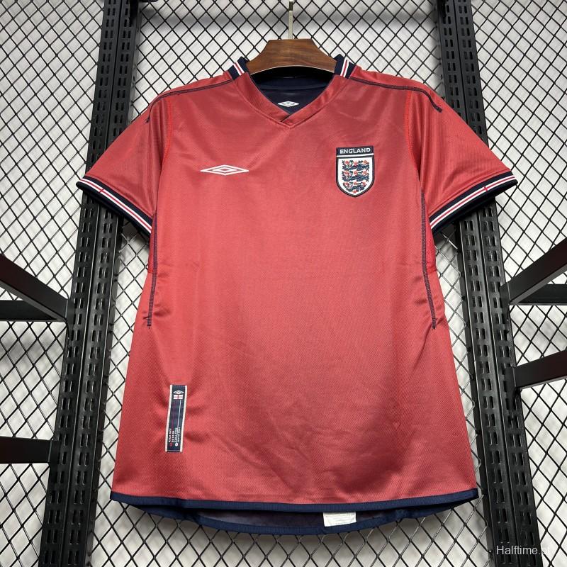 Retro 2002 England Away Jersey