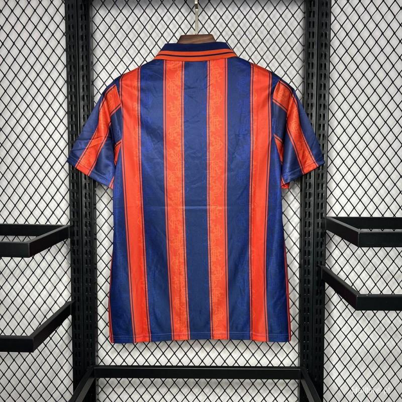 Retro 93/94 Glasgow Rangers Away Red Jersey