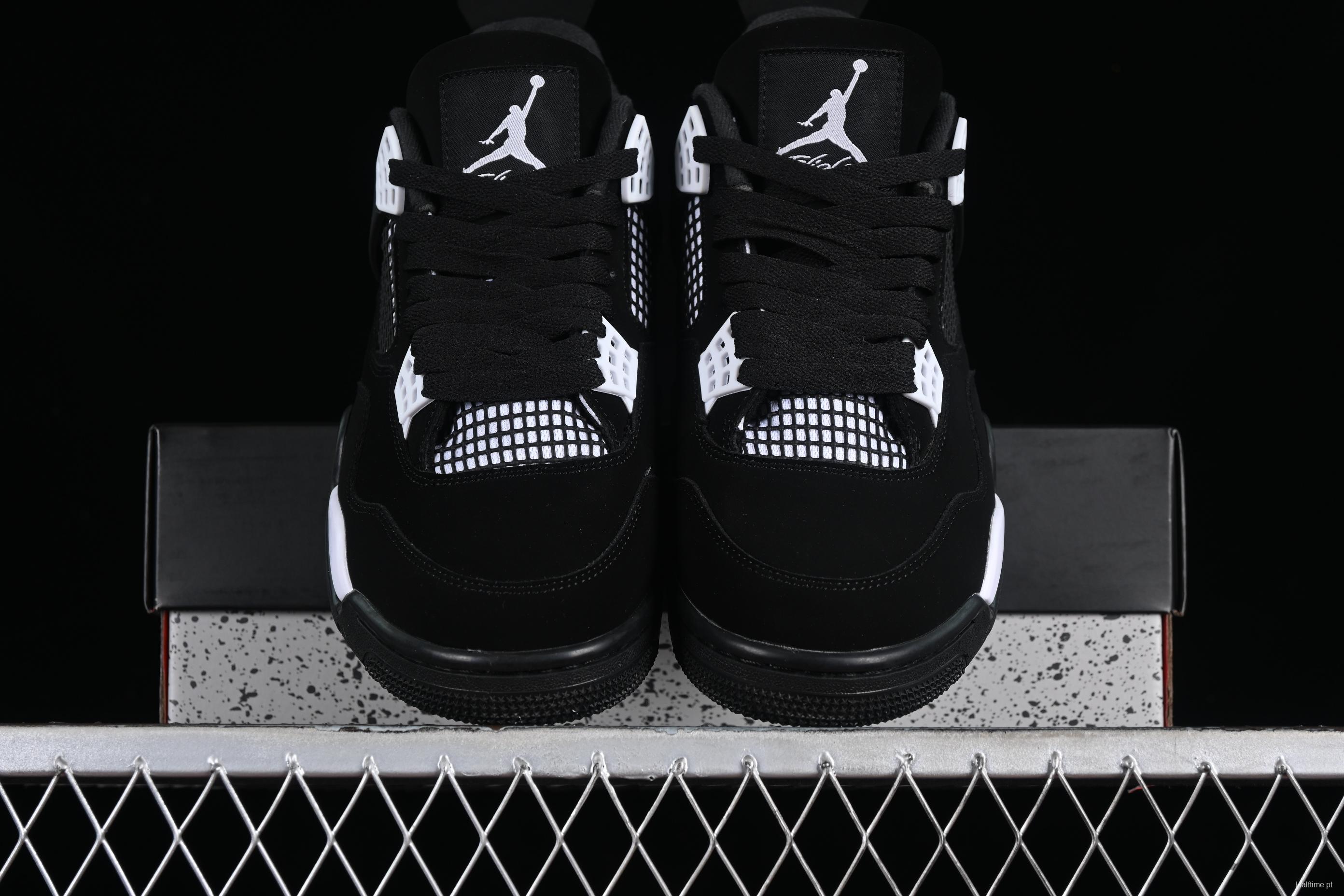 Nike Air Jordan 4 Retro "White Thunder" Basketball Shoes - FQ8138-001