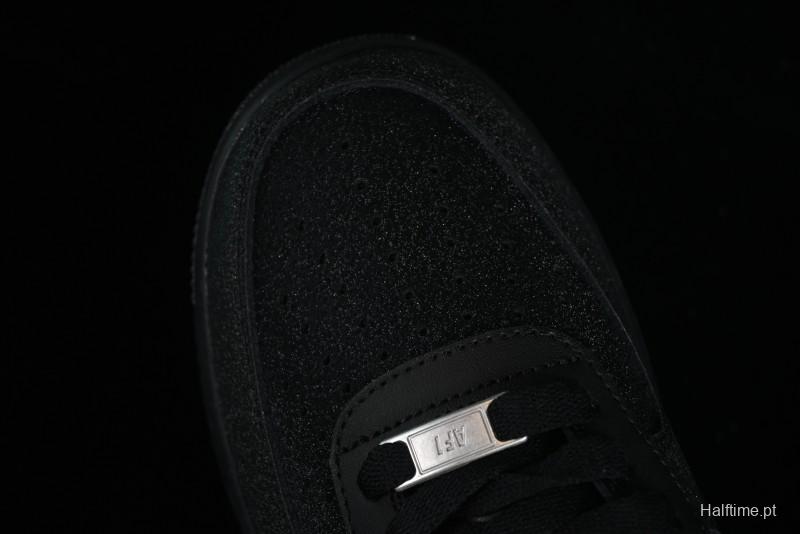 Nike Air Force 1 '07 Low Casual Sneakers in Black Starry Sky - CW2288-015