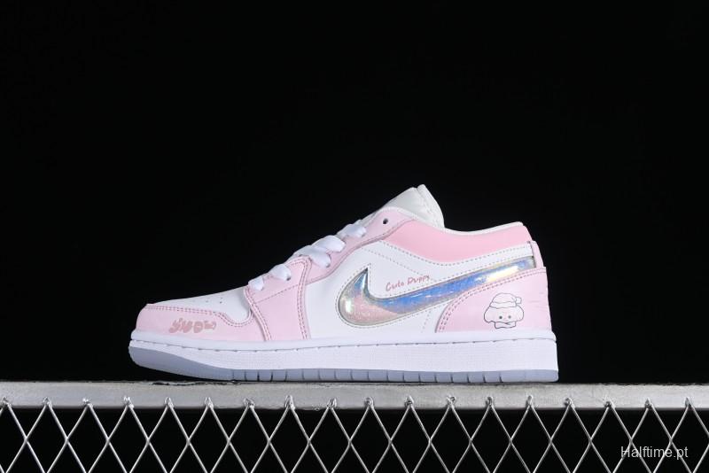 Nike Air Jordan 1 Low Custom Culture Casual Sneakers - FQ9112-100