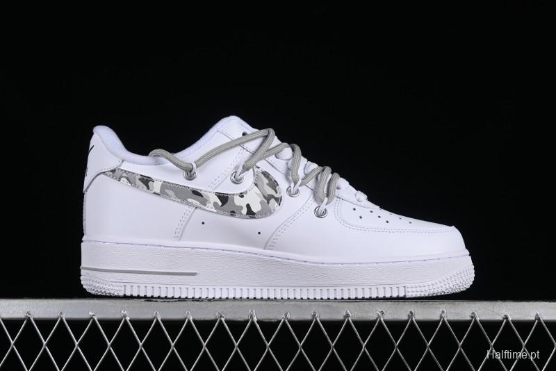 Nike Supreme x Air Force 1'07 Low "Box Logo" Camouflage Print Casual Sneakers - UP1658-595