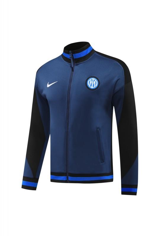 24/25 Inter Milan Navy Full Zipper Jacket +Long Pants