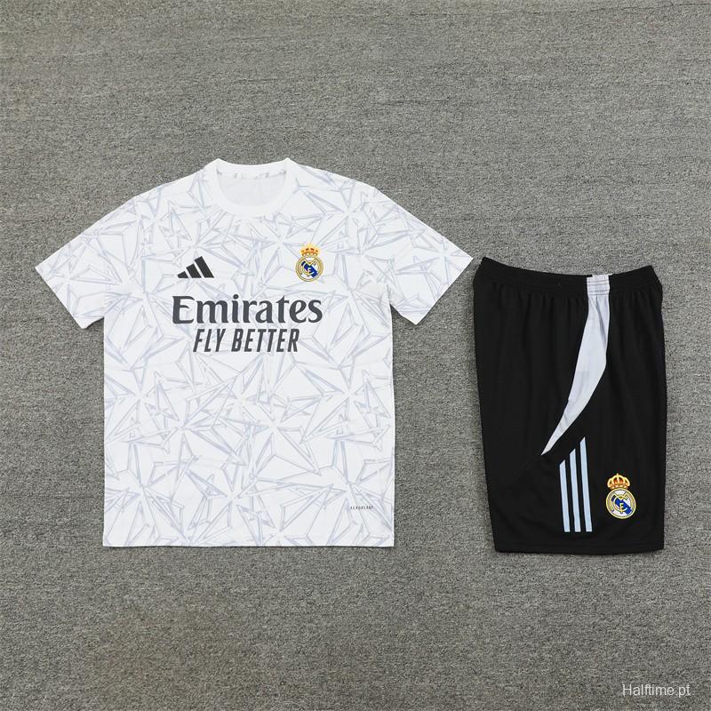 24/25 Real Madrid White Special Short Sleeve Jersey+Shorts