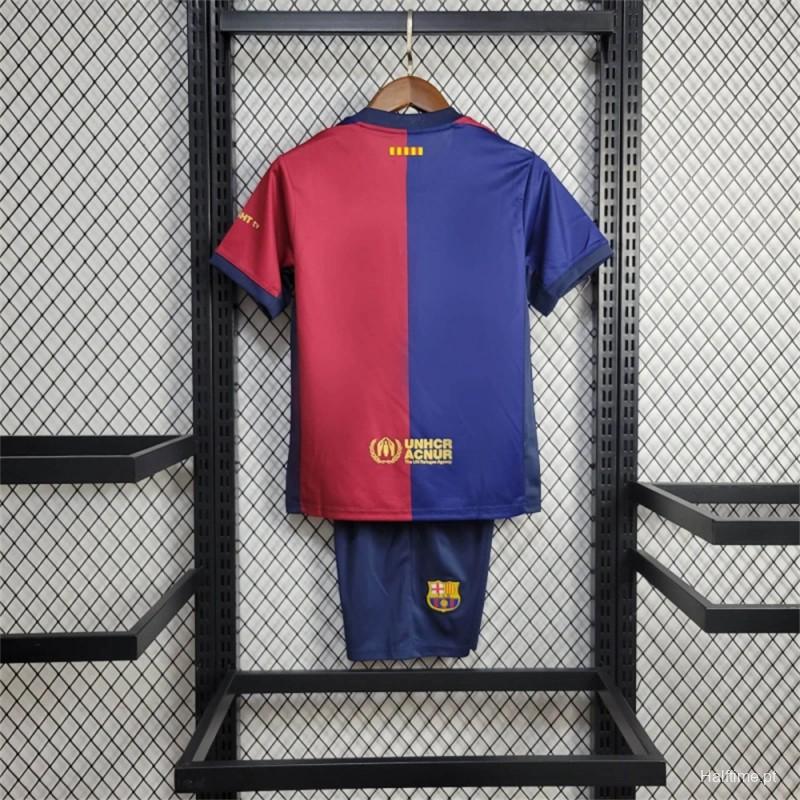 24/25 Kids Barcelona Coldplay Home Special Jersey