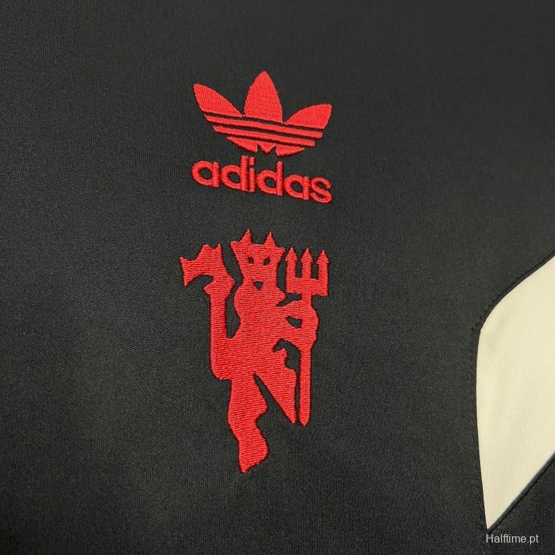 24/25 Manchester United Adidas Originals Black Training Jersey