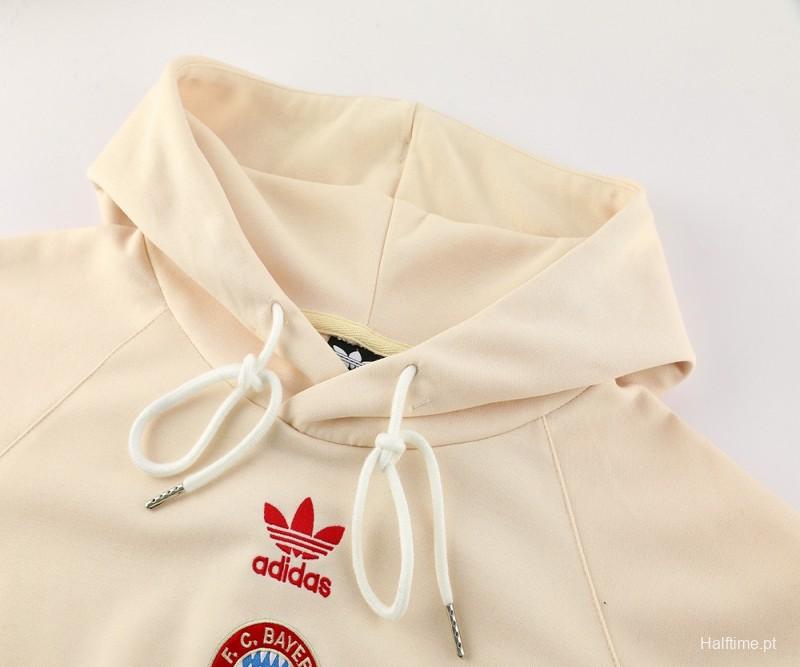 24/25 Bayern Munich Beige Hoodie Jacket +Long Pants