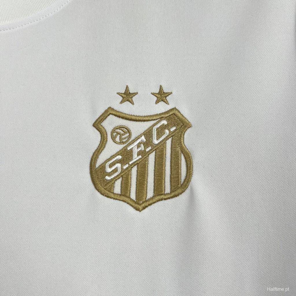 2025/26 Santos Pele 1.000 GOLS White Jersey