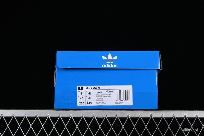 Adidas Originals SL 72 Retro Running Shoes with Ecotex Tongue and EVA Midsole - IE3475