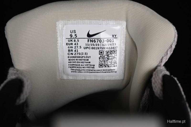 Nike Runtekk Run V2K Low-Top Retro Running Shoes with Cushlon Midsole and Anti-Slip Design - FN6703-001