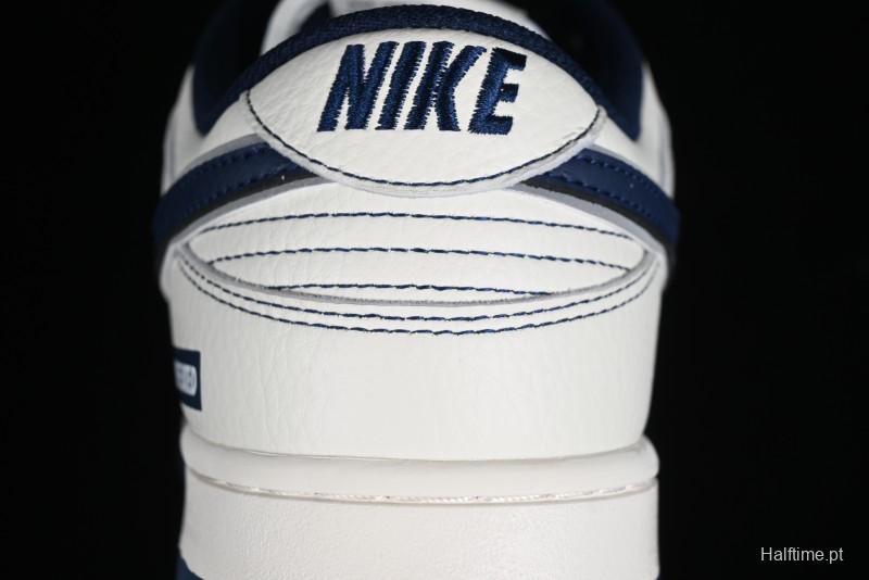 Nike SB Dunk Low UN Collaboration - Light Blue Swoosh Anniversary Custom Low-Top Casual Skate Shoes - FC1688-138