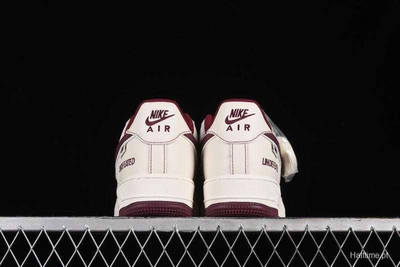 Nike Undefeated Air Force 1'07 Low Casual Sneakers with Custom Leather and Reflective Details - UT2023-206